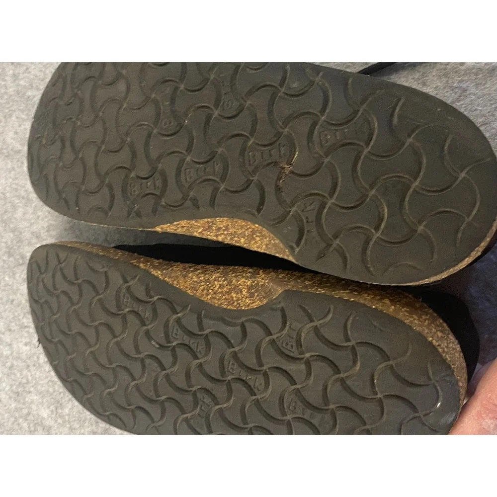 Birkenstock Gary Black Suede Lace Up Flat Oxfords Shoes Men 8 Women 10 EU 41